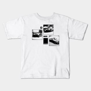 Mazda Miata MX-5 NC Black 'N White Archive Kids T-Shirt